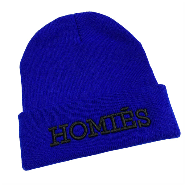 HOMIÉS BLUE/BLACK BEANIE – BRIAN LICHTENBERG