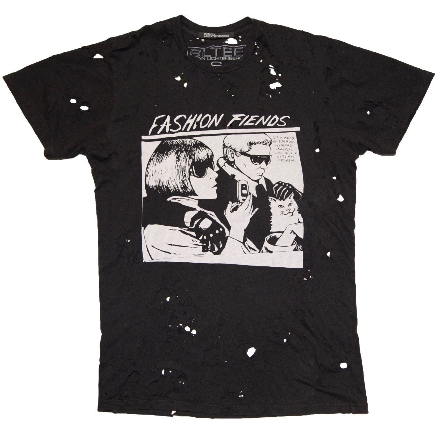 FASHION FIENDS DESTROYED TEE