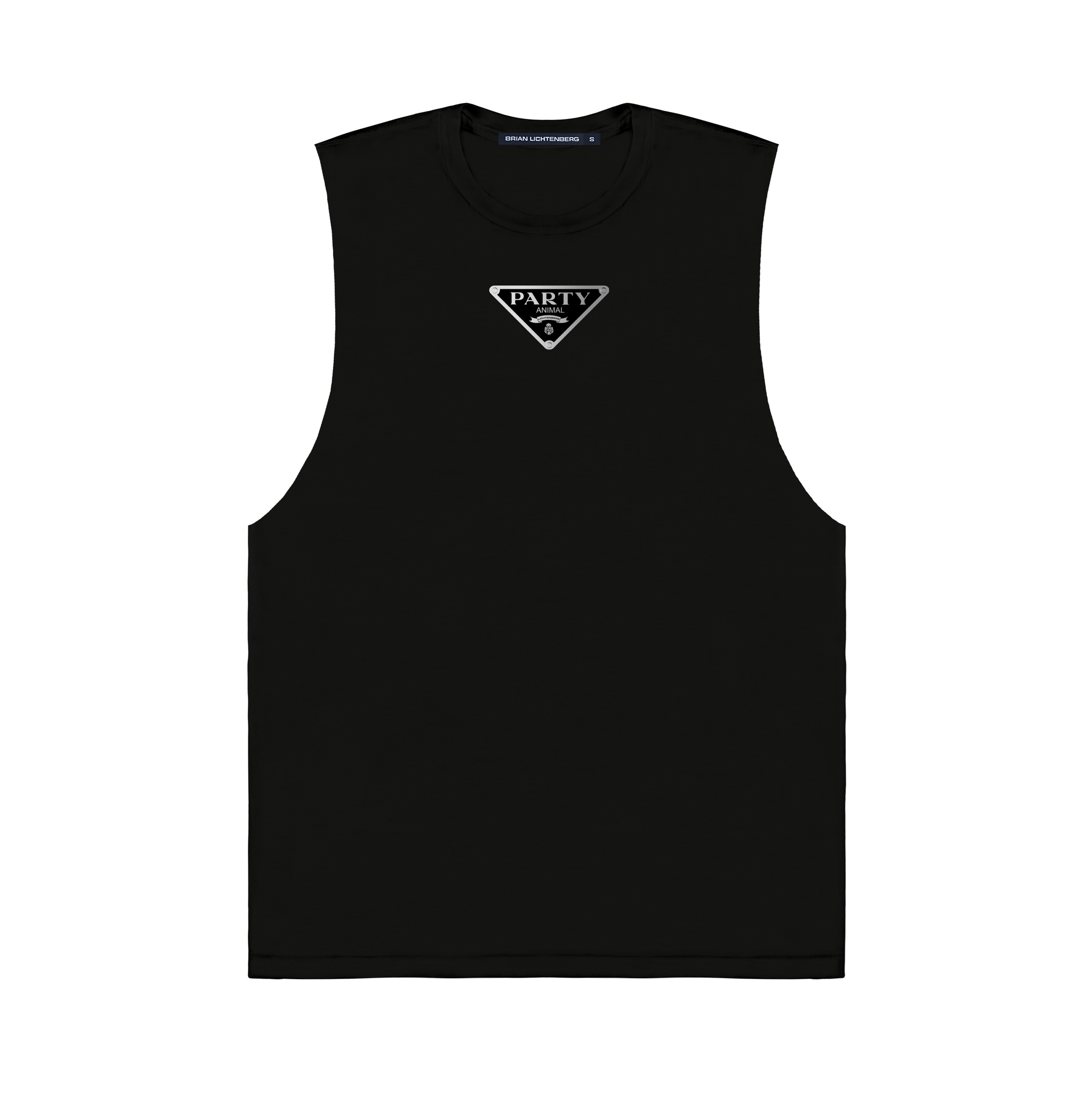 PARTY ANIMAL EMBLEM MUSCLE TEE