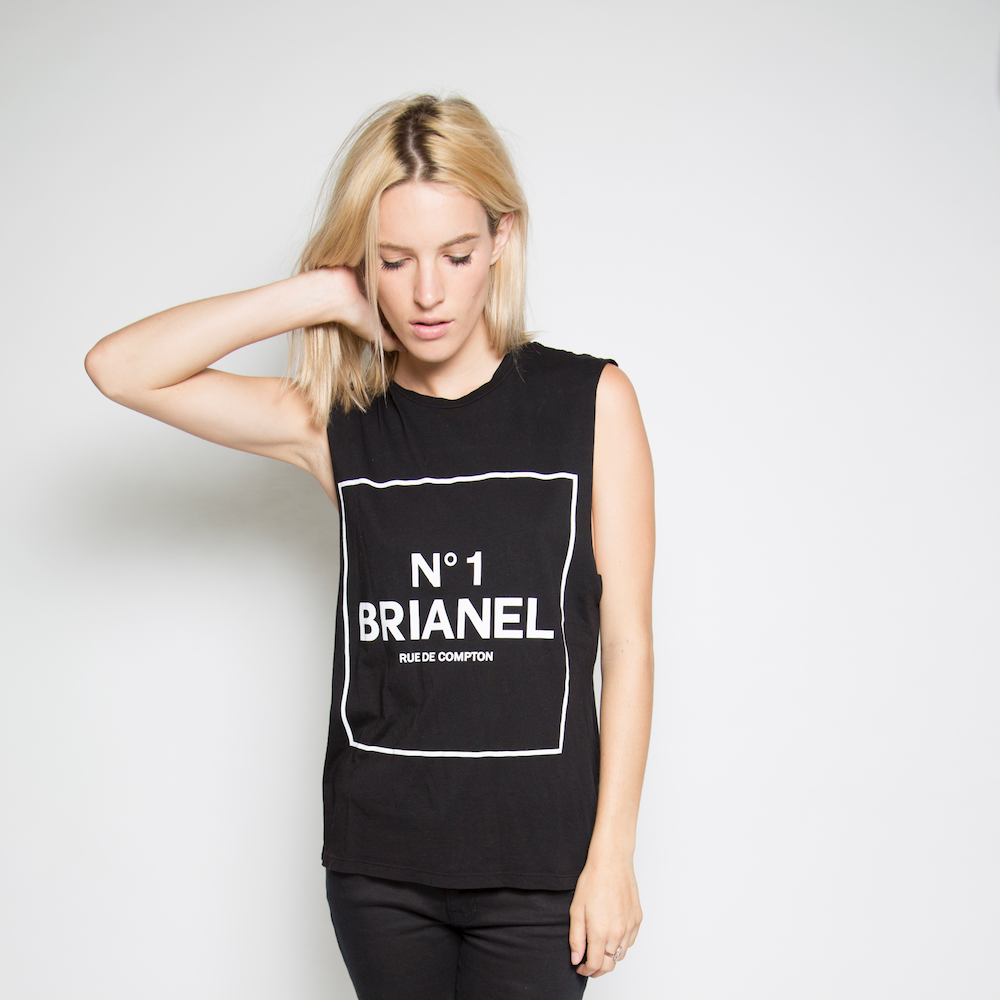BRIANEL RUE DE COMPTON MUSCLE TEE