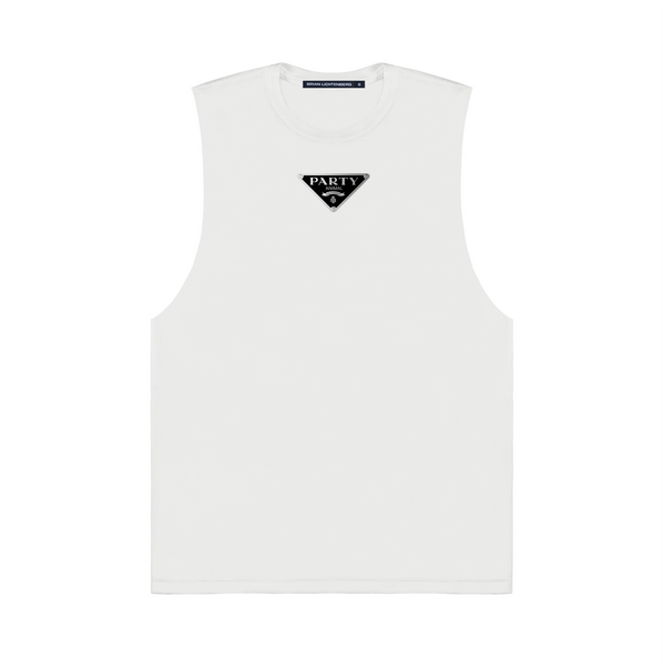 PARTY ANIMAL EMBLEM MUSCLE TEE