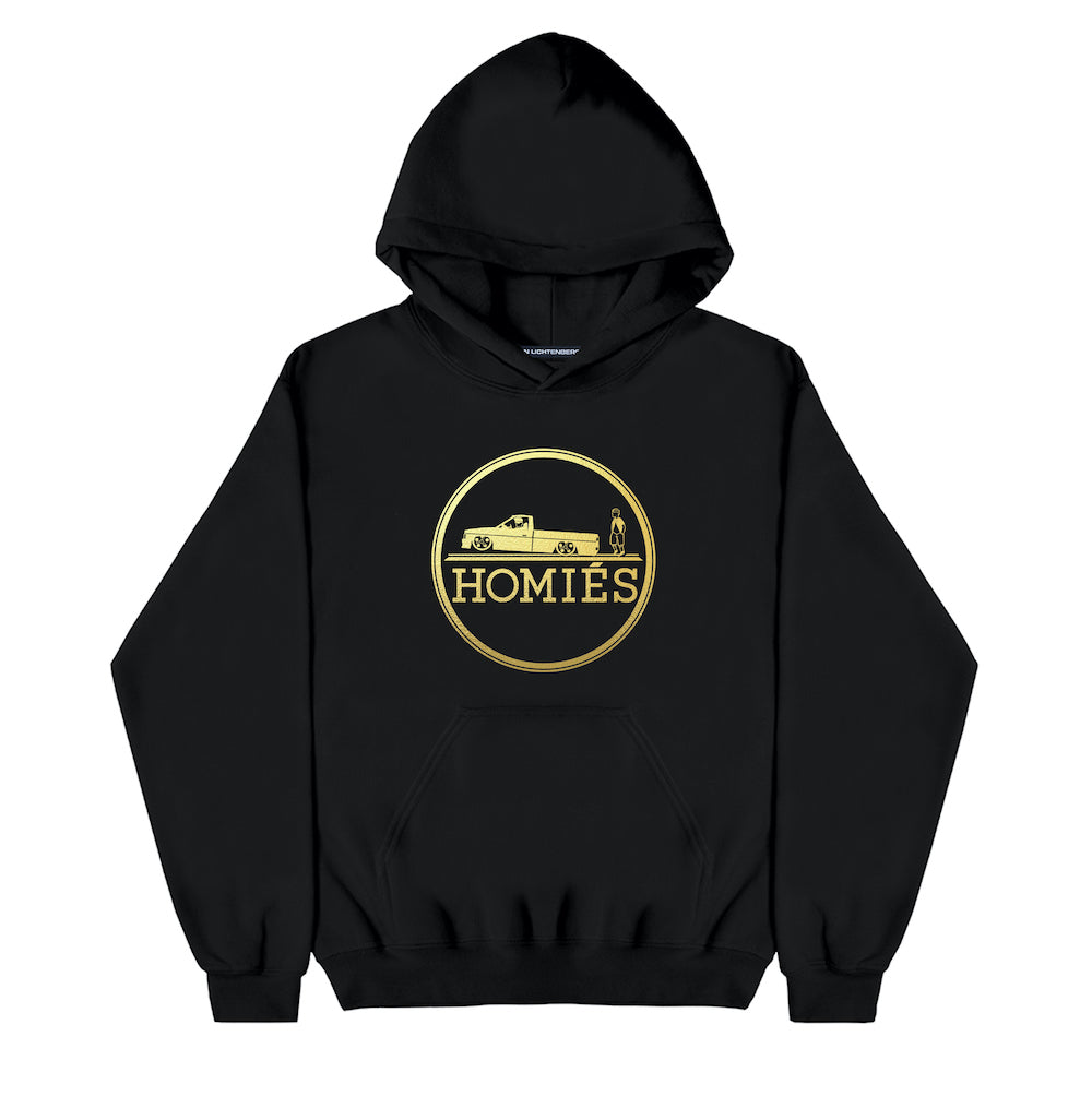 HOMIÉS EMBLEM GOLD FOIL HOODIE
