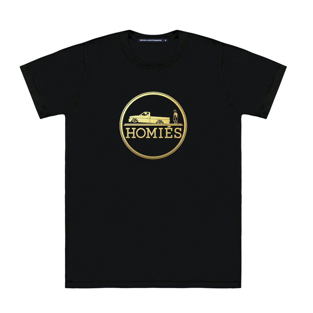 HOMIÉS EMBLEM GOLD FOIL TEE
