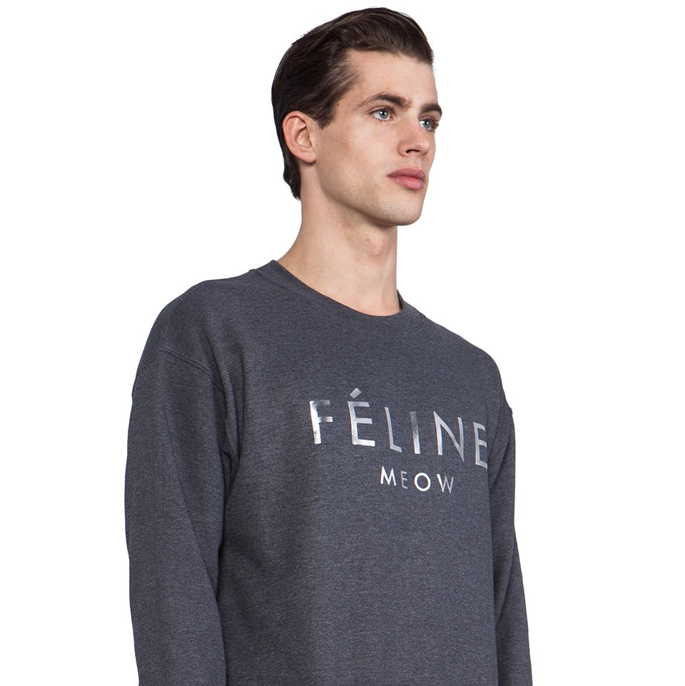 FELINE CREWNECK SWEATSHIRT