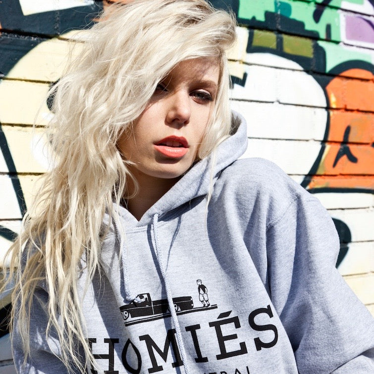 HOMIÉS HEATHER GREY HOODIE