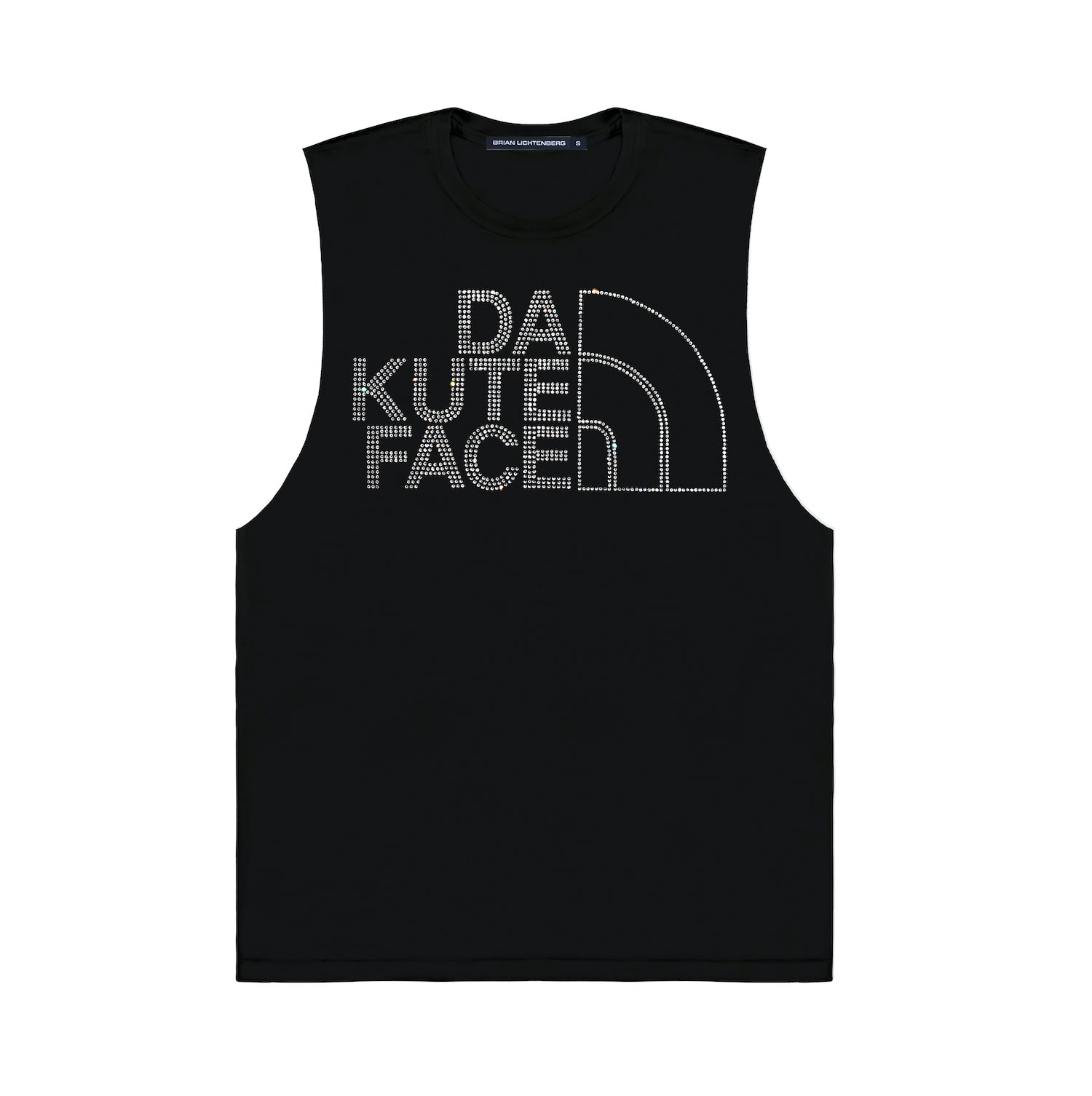 DA KUTE FACE CRYSTAL MUSCLE TEE