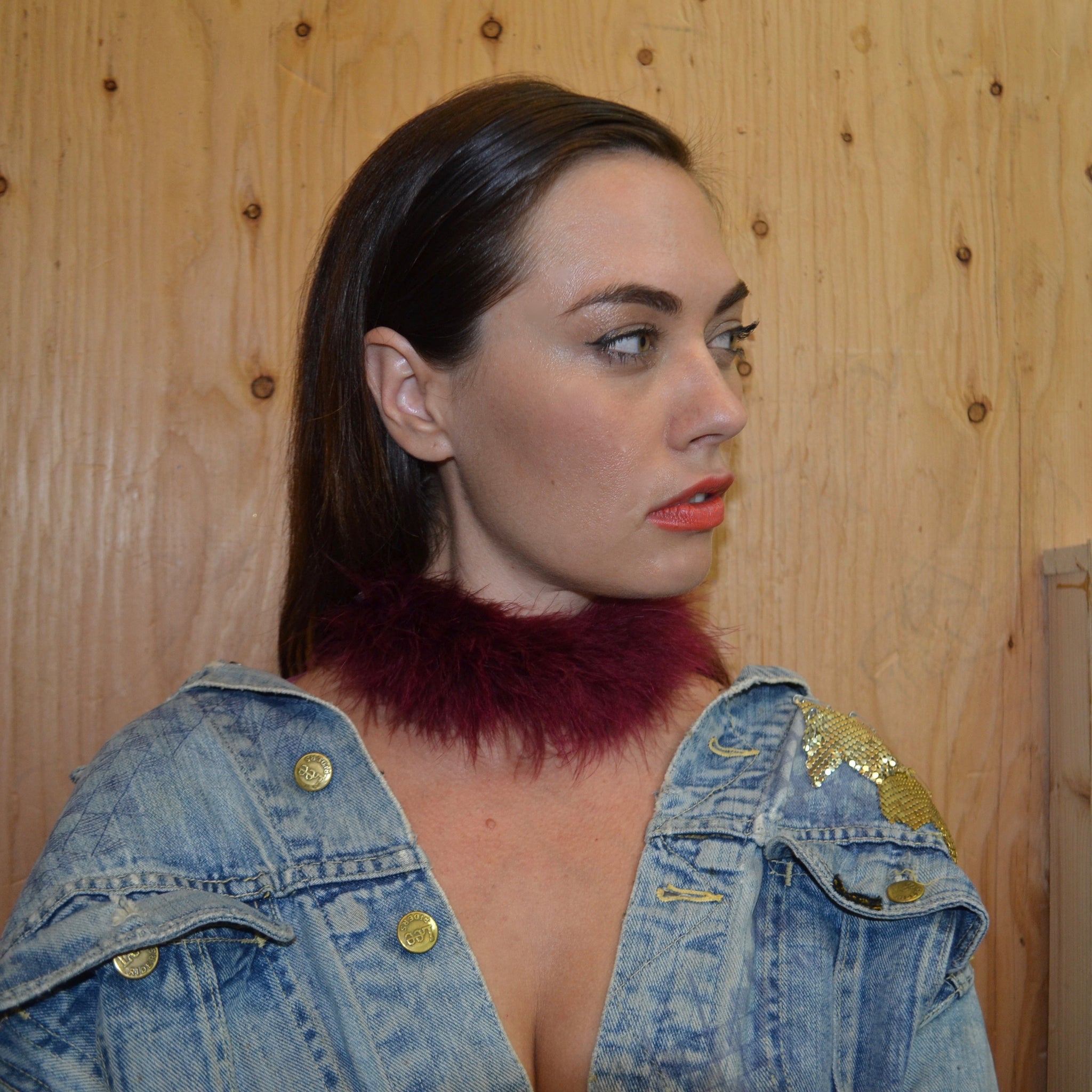 MARABOU FEATHER CHOKER