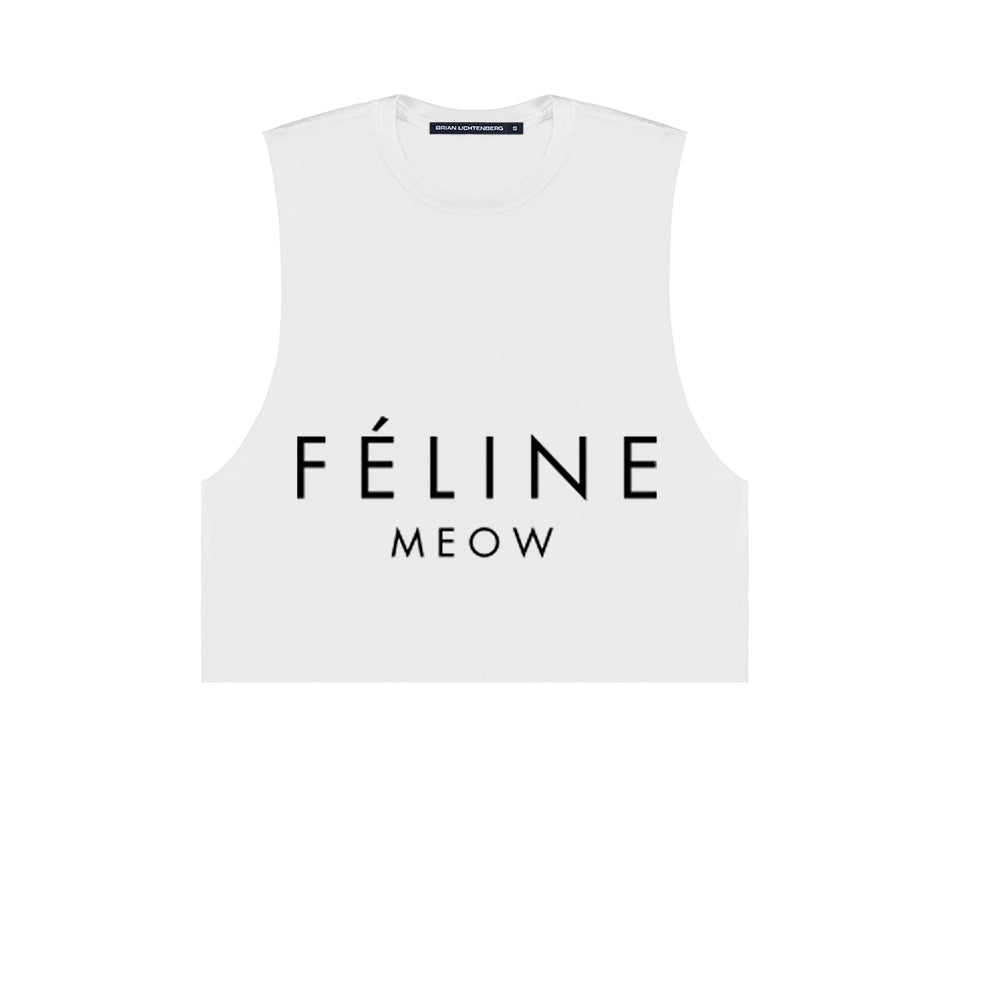 FELINE MUSCLE CROP TOP