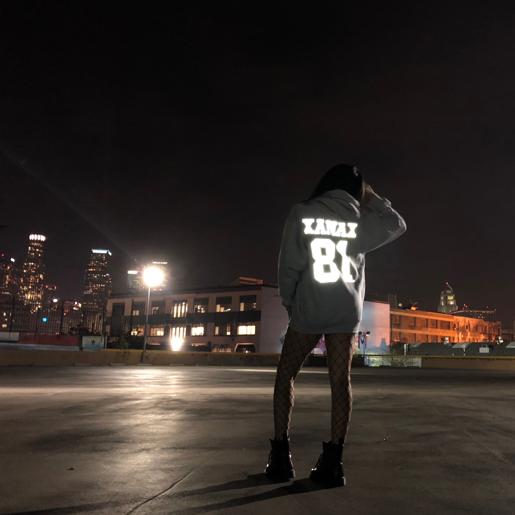 XANAX REFLECTIVE HOODIE
