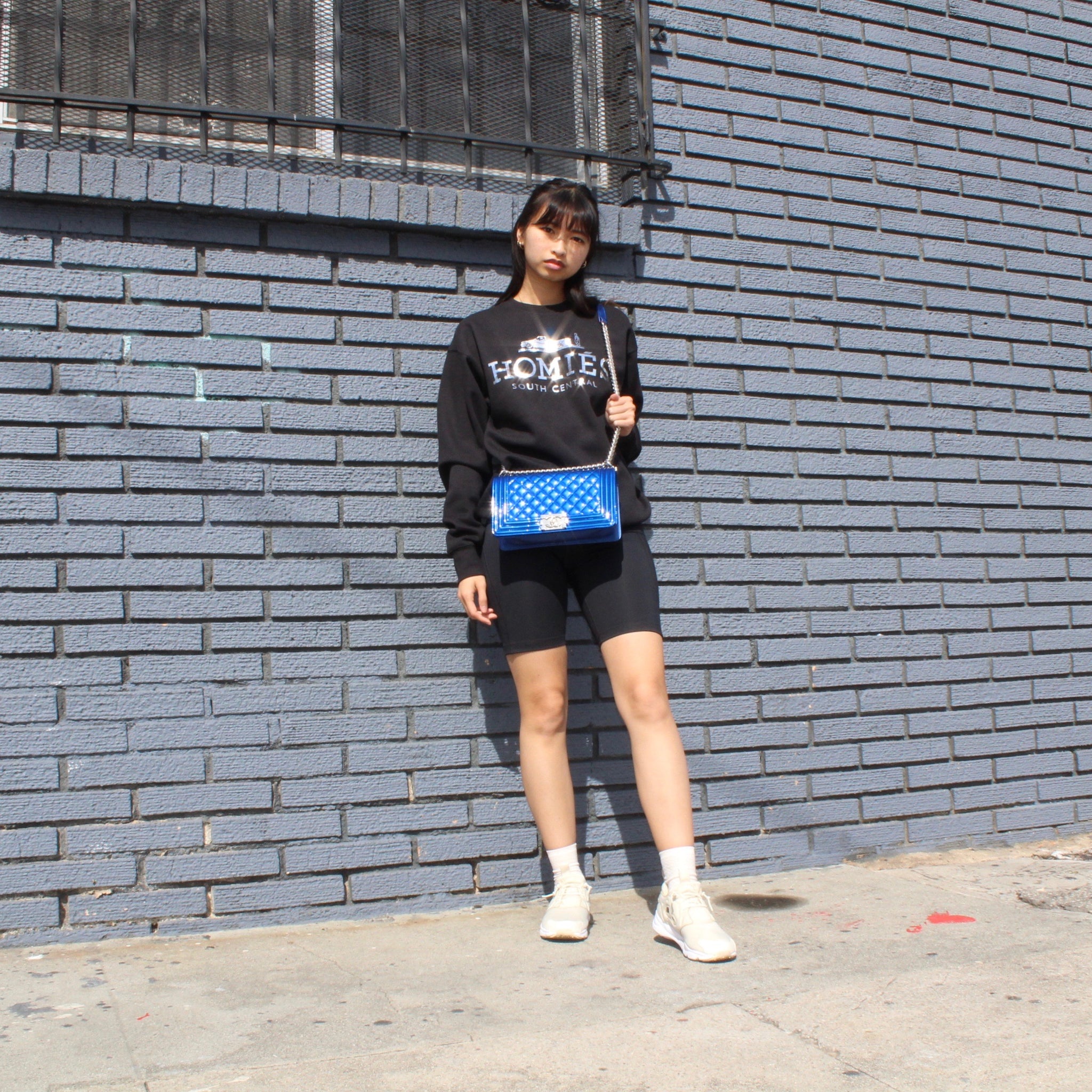 HOMIÉS SILVER FOIL SWEATSHIRT