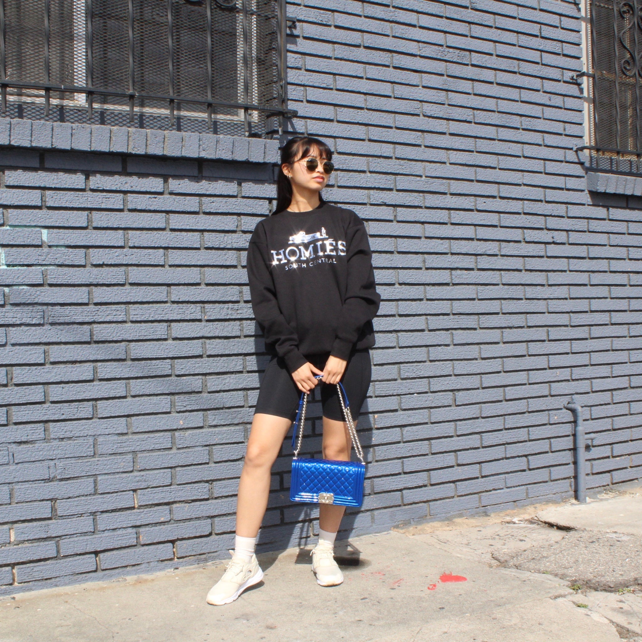 HOMIÉS SILVER FOIL SWEATSHIRT