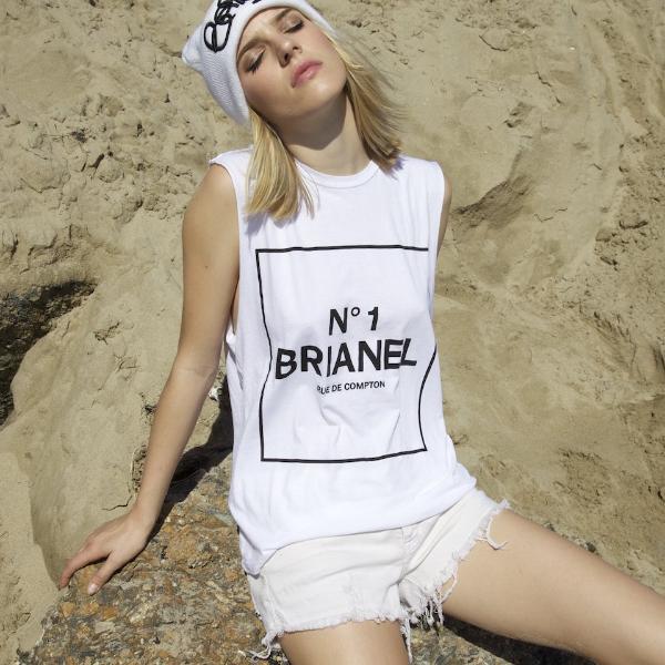 BRIANEL RUE DE COMPTON MUSCLE TEE