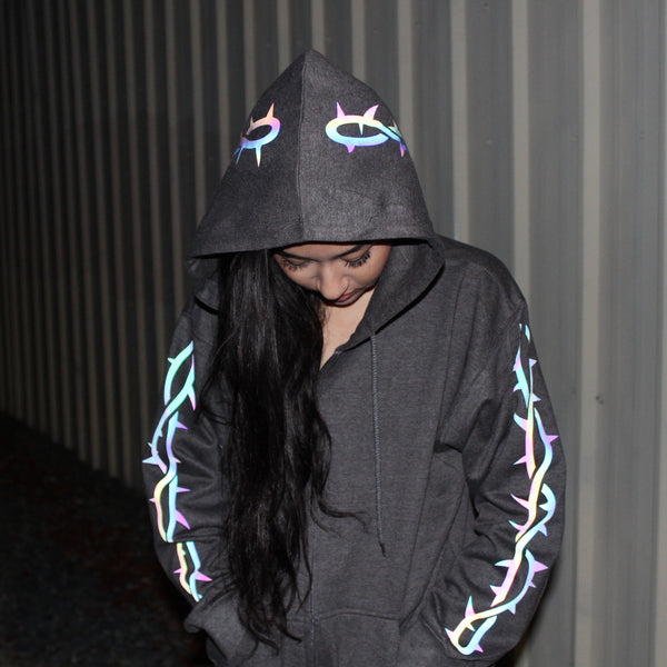 ZIP UP HOODIE WITH BLING STRING – BRIAN LICHTENBERG