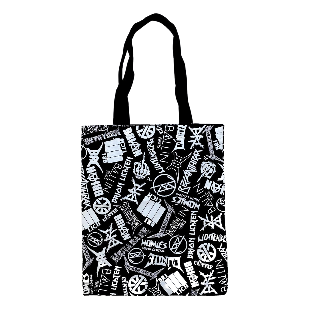 PUNK ROCK ALL OVER TOTE BAG