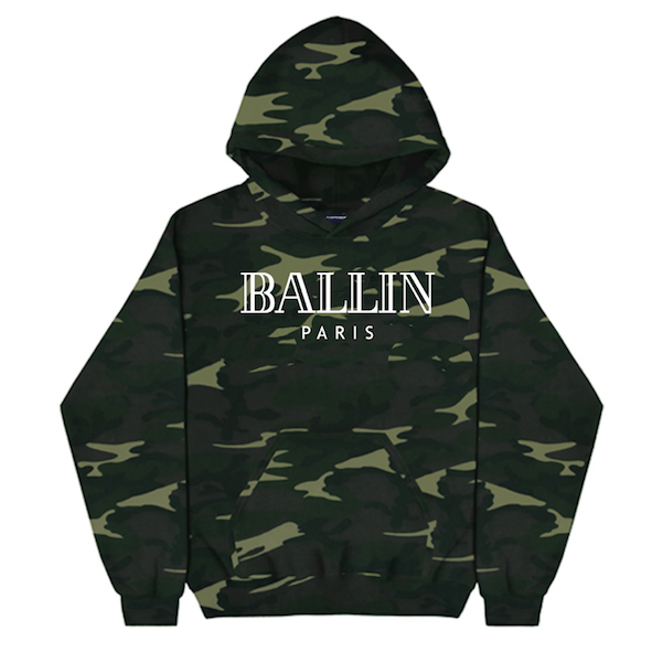 BALLIN CAMO HOODIE