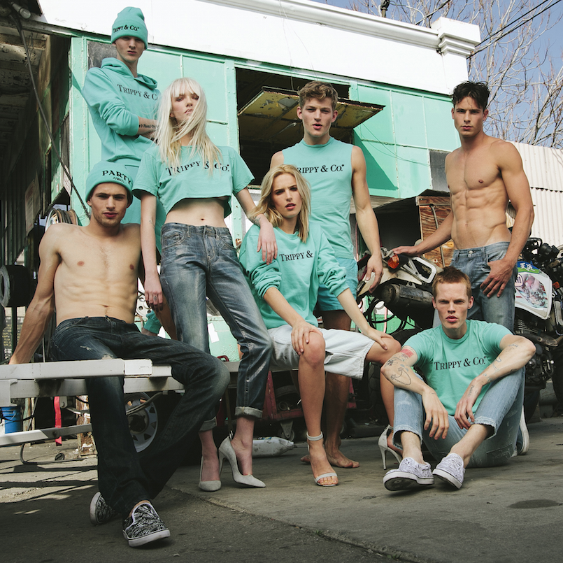 TRIPPY & CO CROP TOP