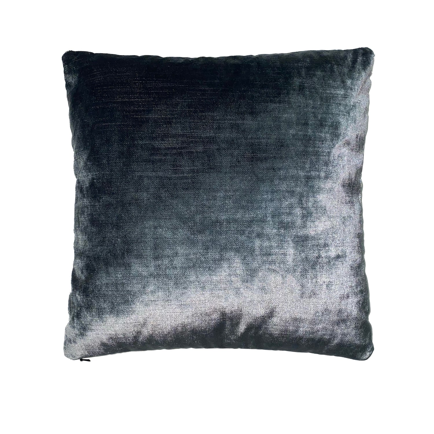 BLACK DENIM PATCHWORK PILLOW