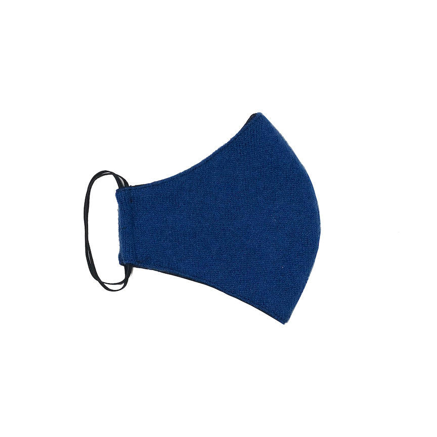 BLUE CASHMERE FACE MASK