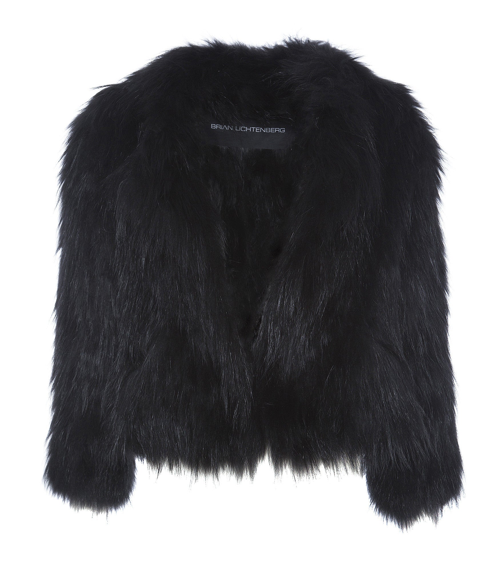 SHORT COAT IN ANIMAL-FREE FUR
