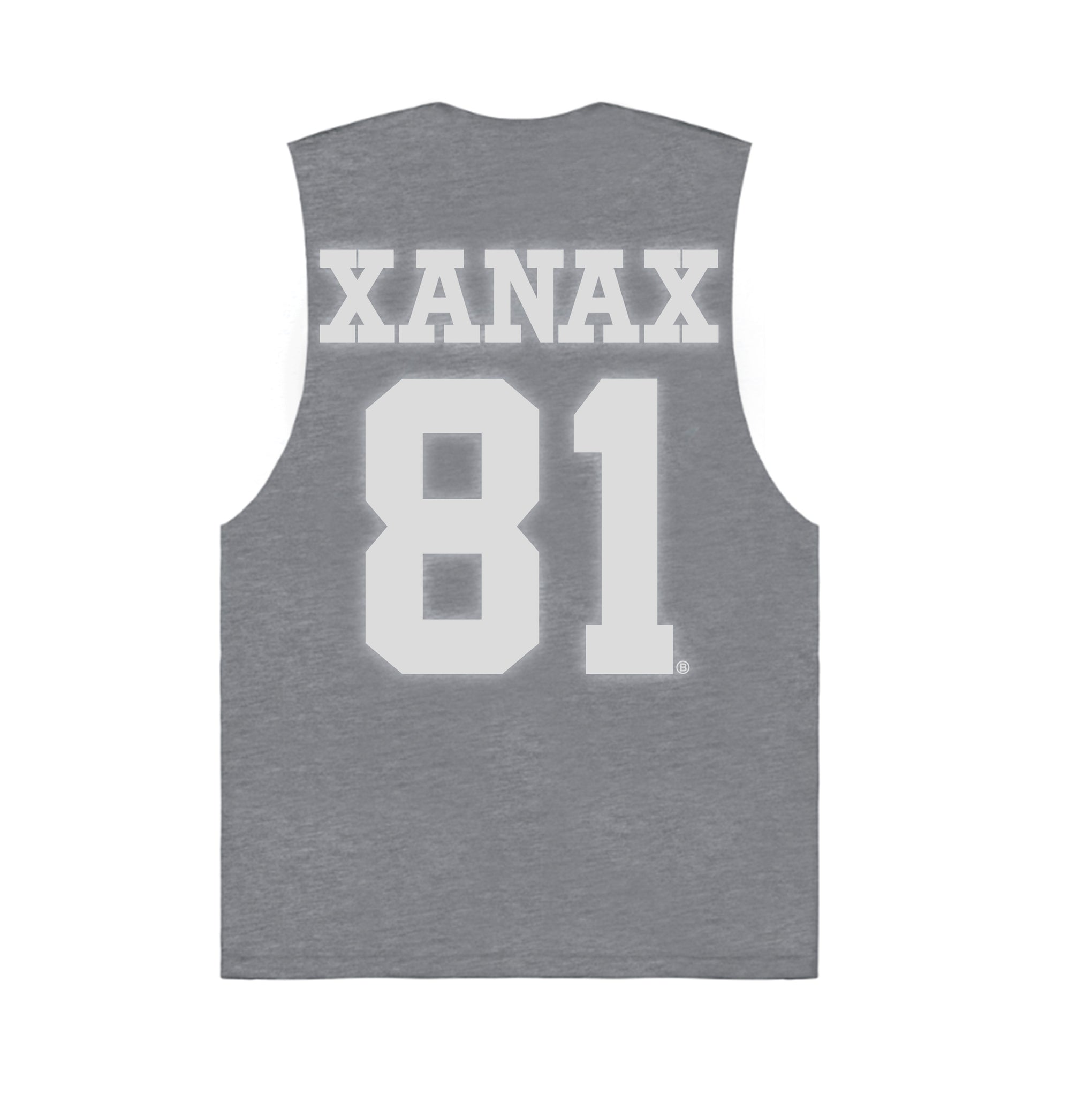 XANAX REFLECTIVE MUSCLE TEE