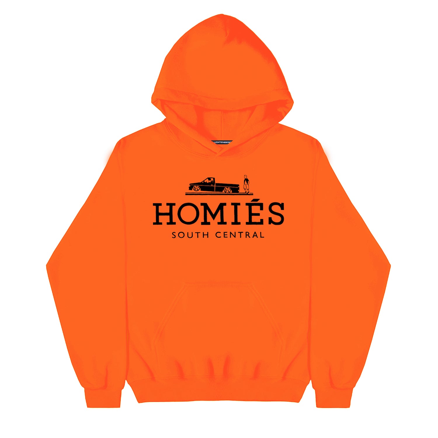 HOMIÉS FLUORESCENT ORANGE HOODIE