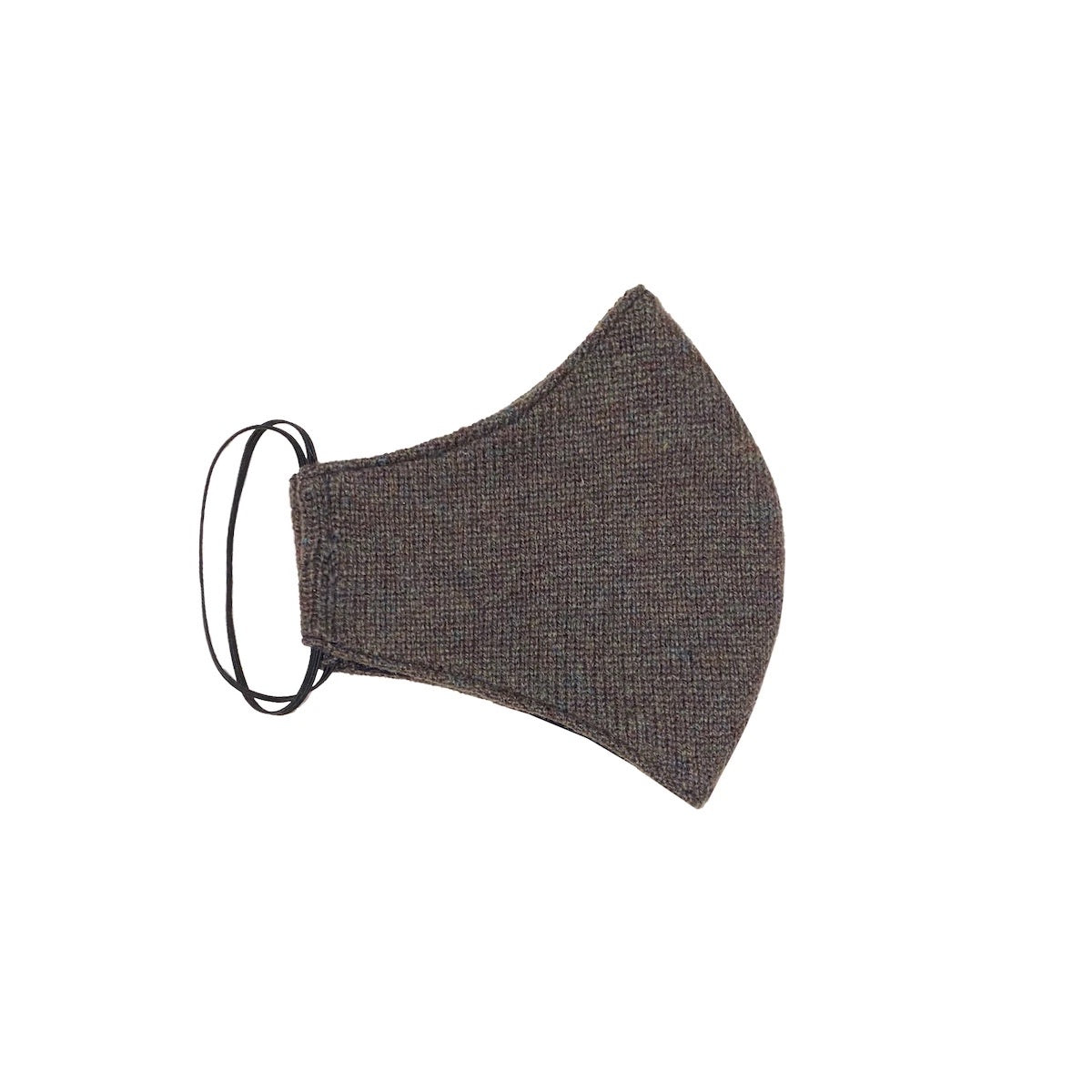 BROWN CASHMERE FACE MASK