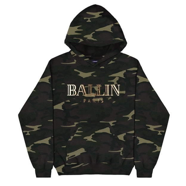 BALLIN CAMO HOODIE