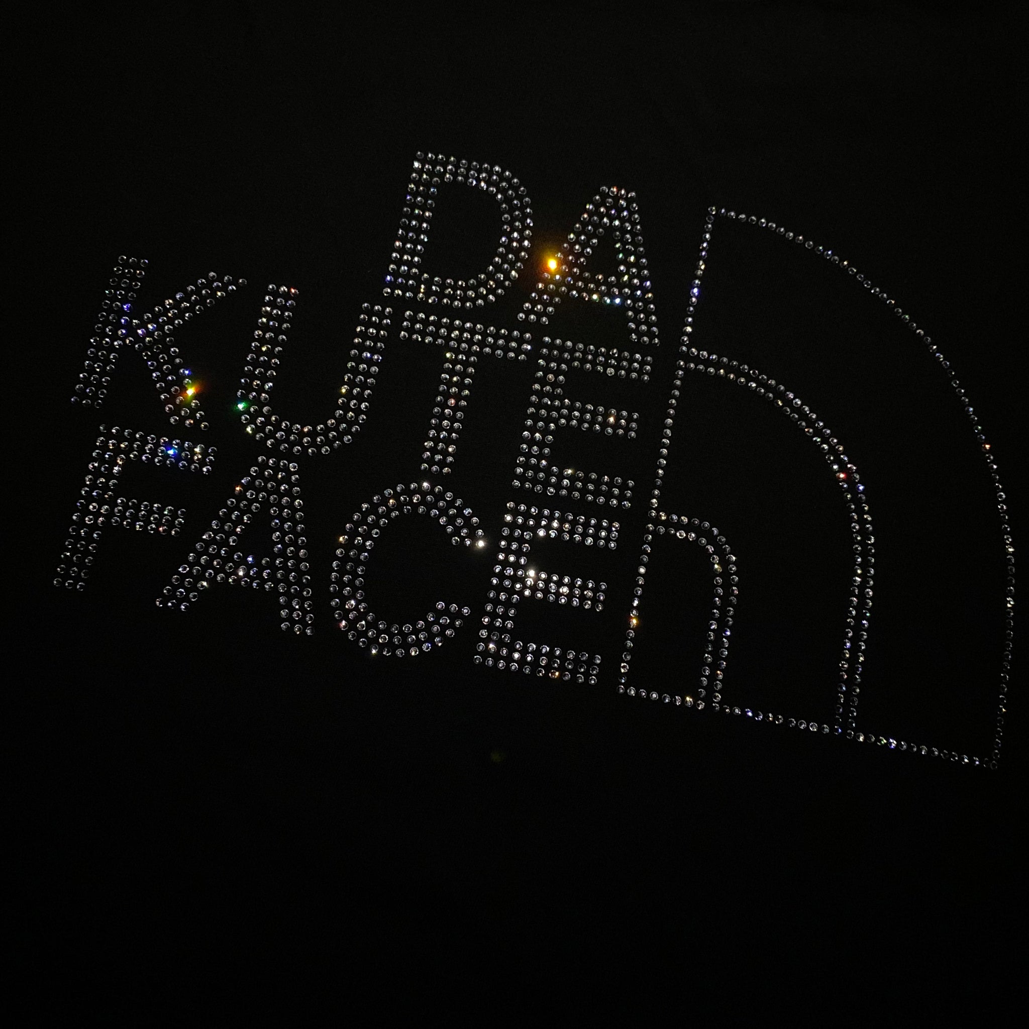 DA KUTE FACE CRYSTAL SWEATSHIRT