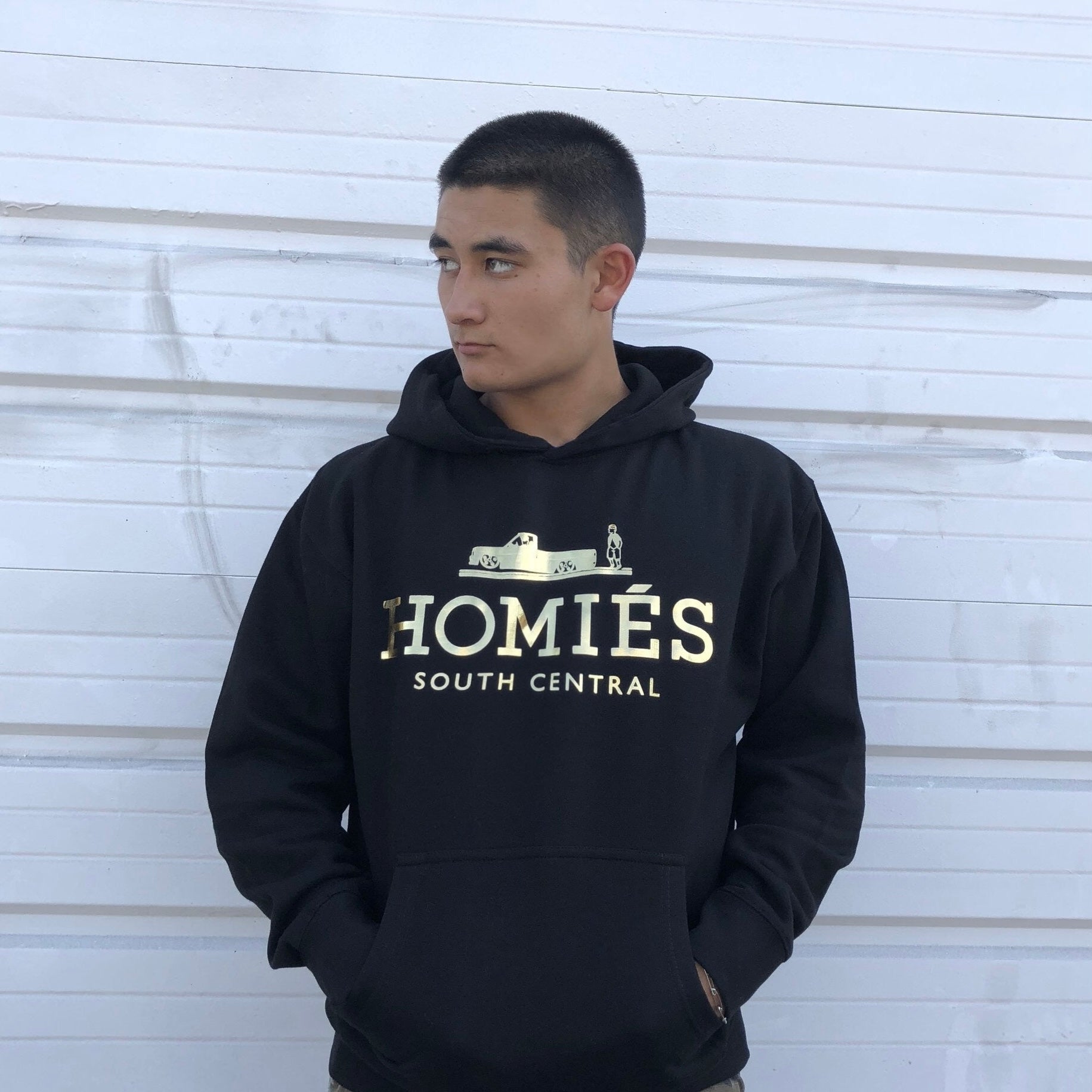 HOMIÉS GOLD FOIL HOODIE