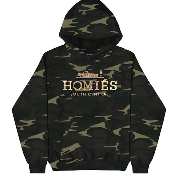 HOMIÉS GOLD FOIL CAMO HOODIE
