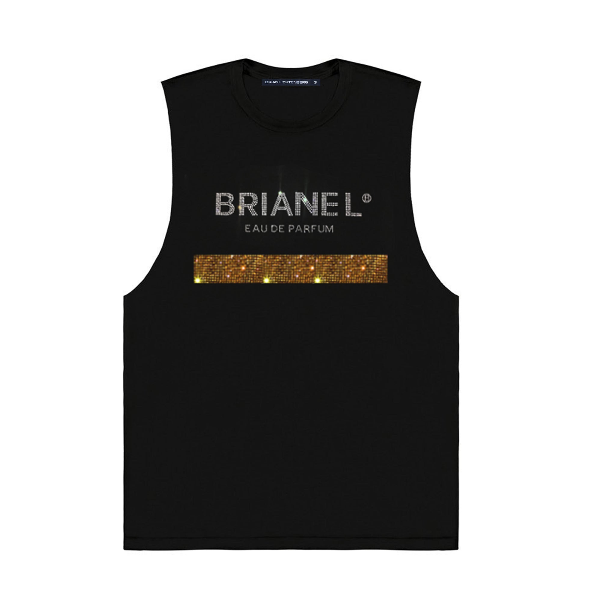 BRIANEL CRYSTAL MUSCLE TEE