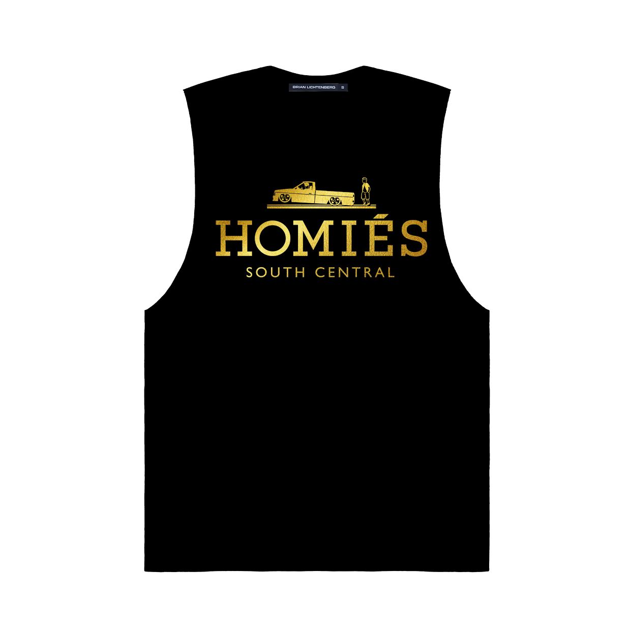 HOMIÉS GOLD FOIL MUSCLE TEE