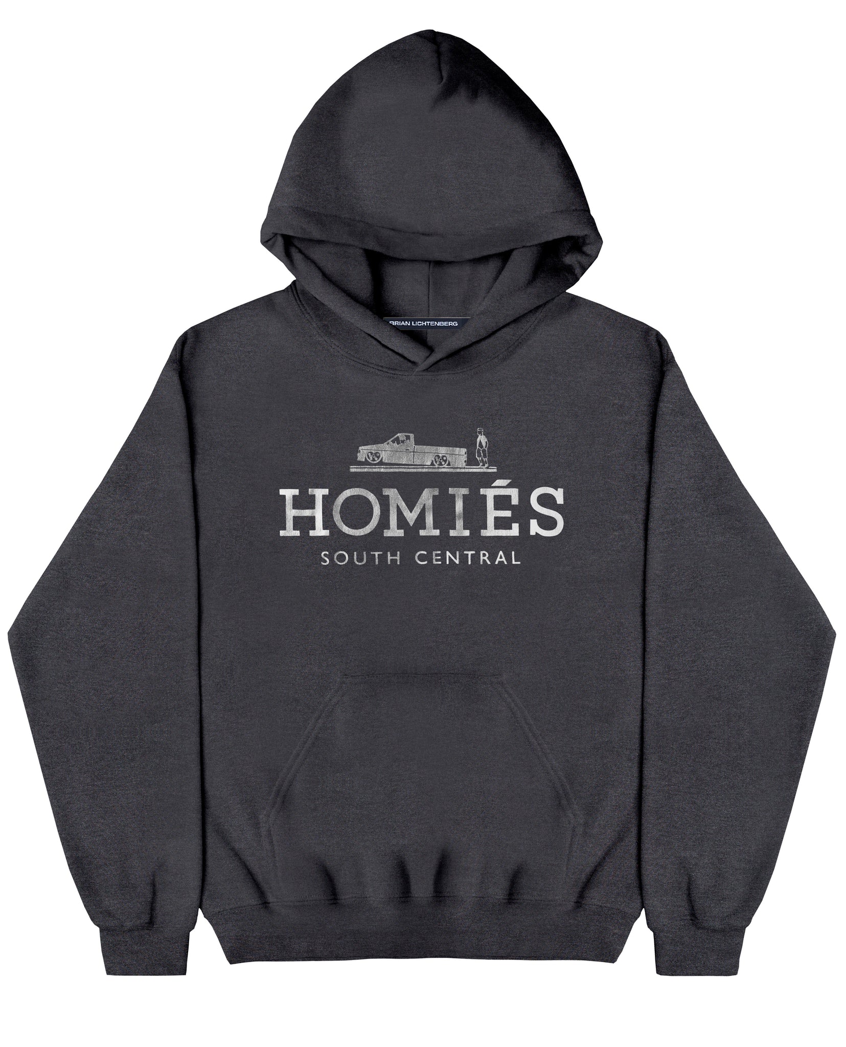 HOMIÉS SILVER FOIL HOODIE