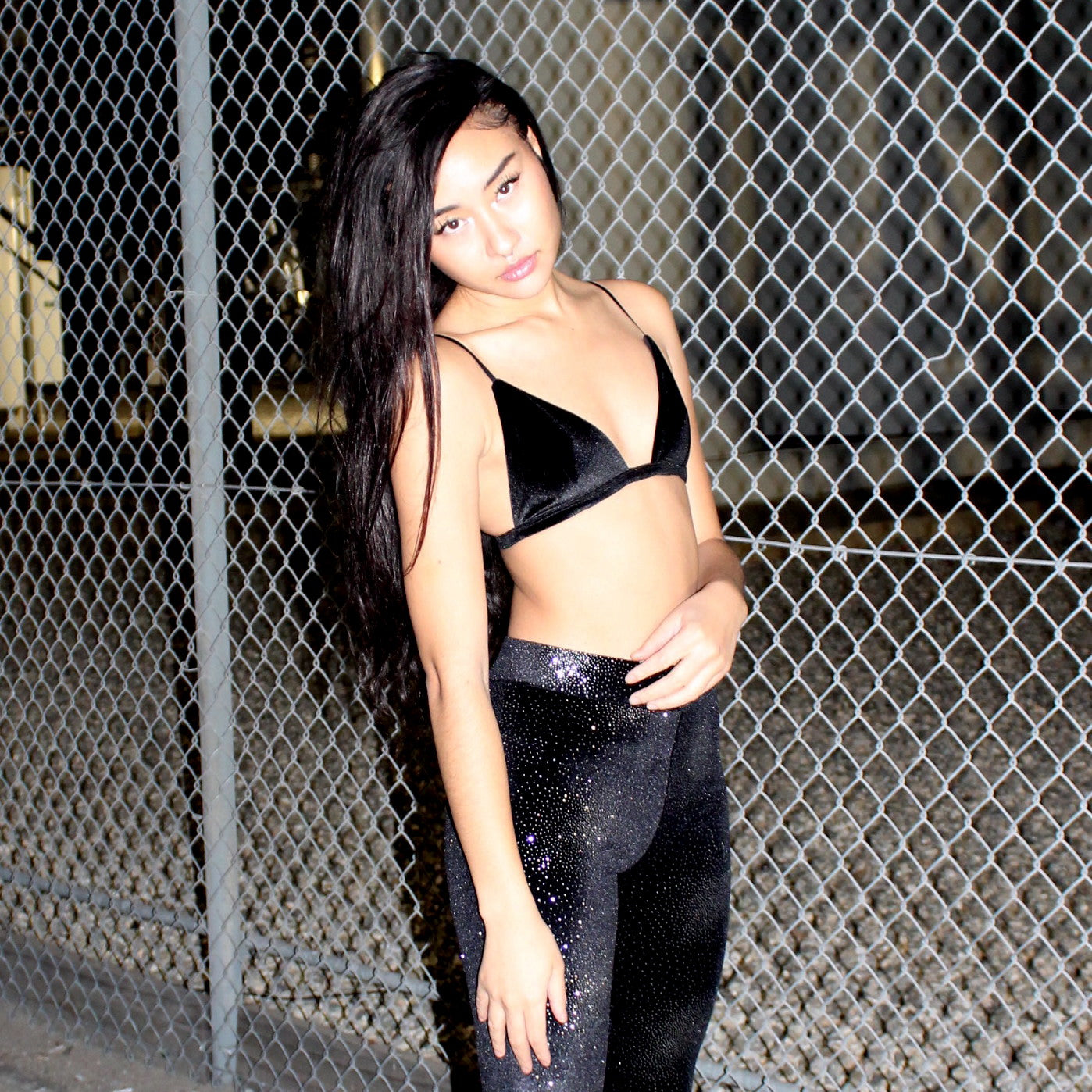 VELVET BRALETTE