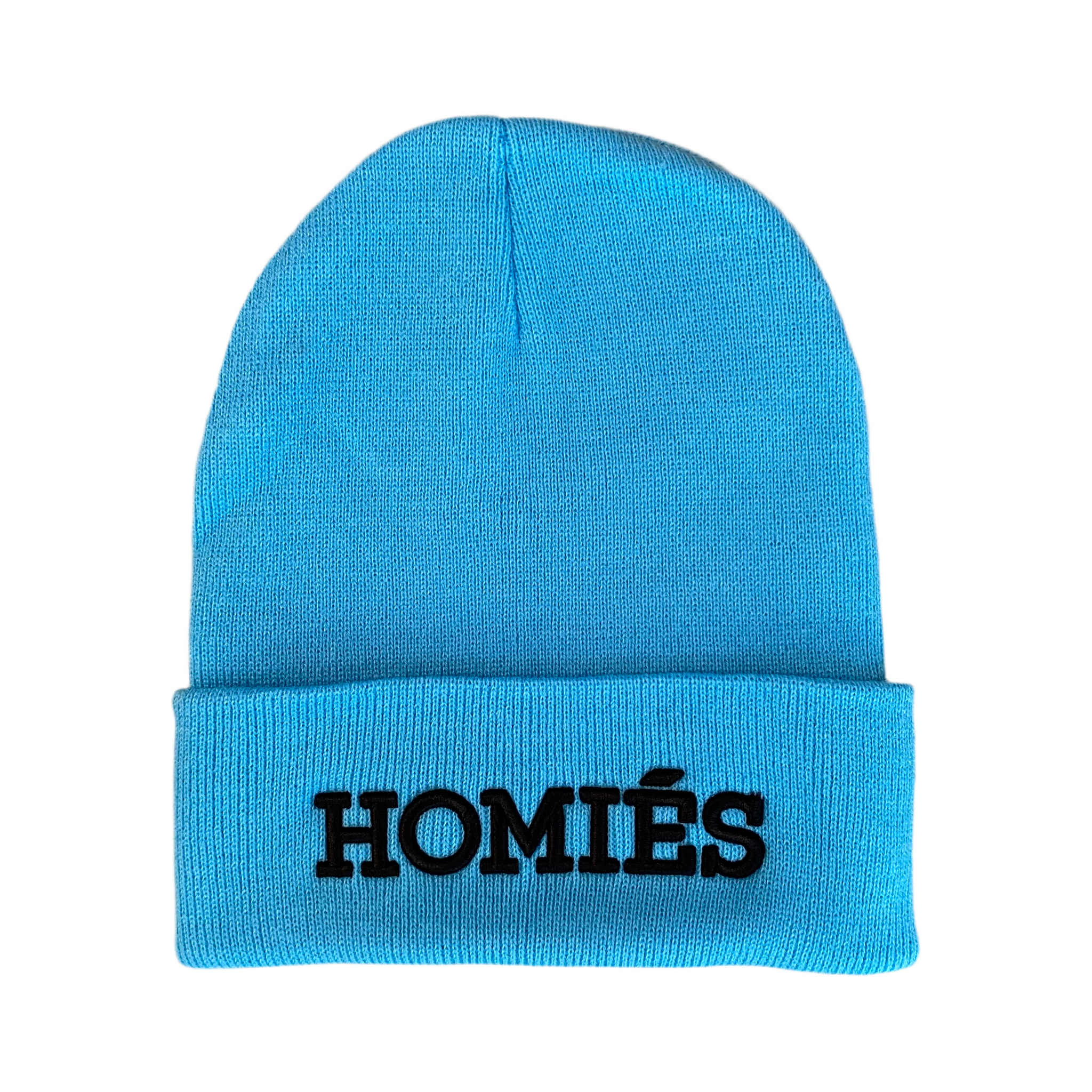 HOMIÉS LIGHT BLUE/BLACK BEANIE