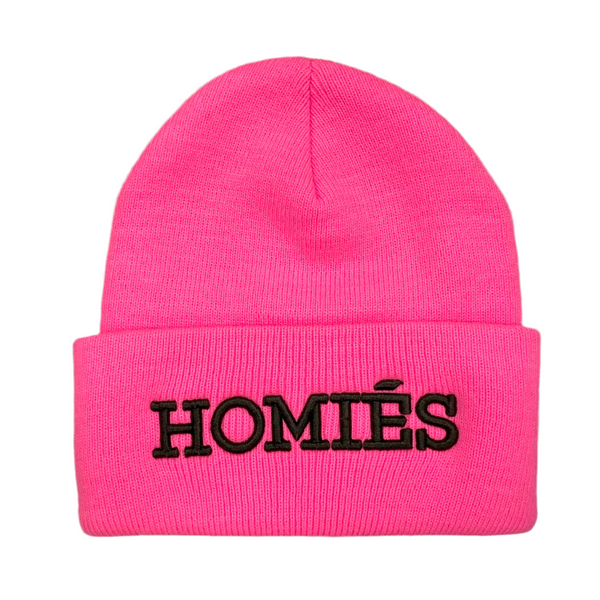 HOMIÉS PINK/BLACK BEANIE