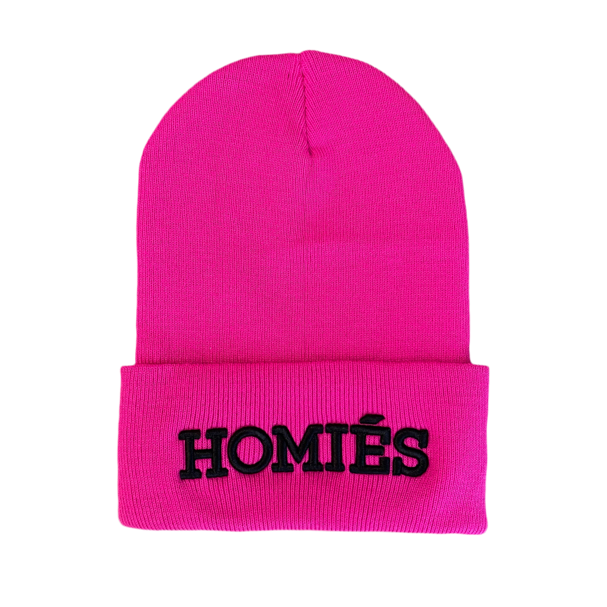 HOMIÉS FUCHSIA/BLACK BEANIE