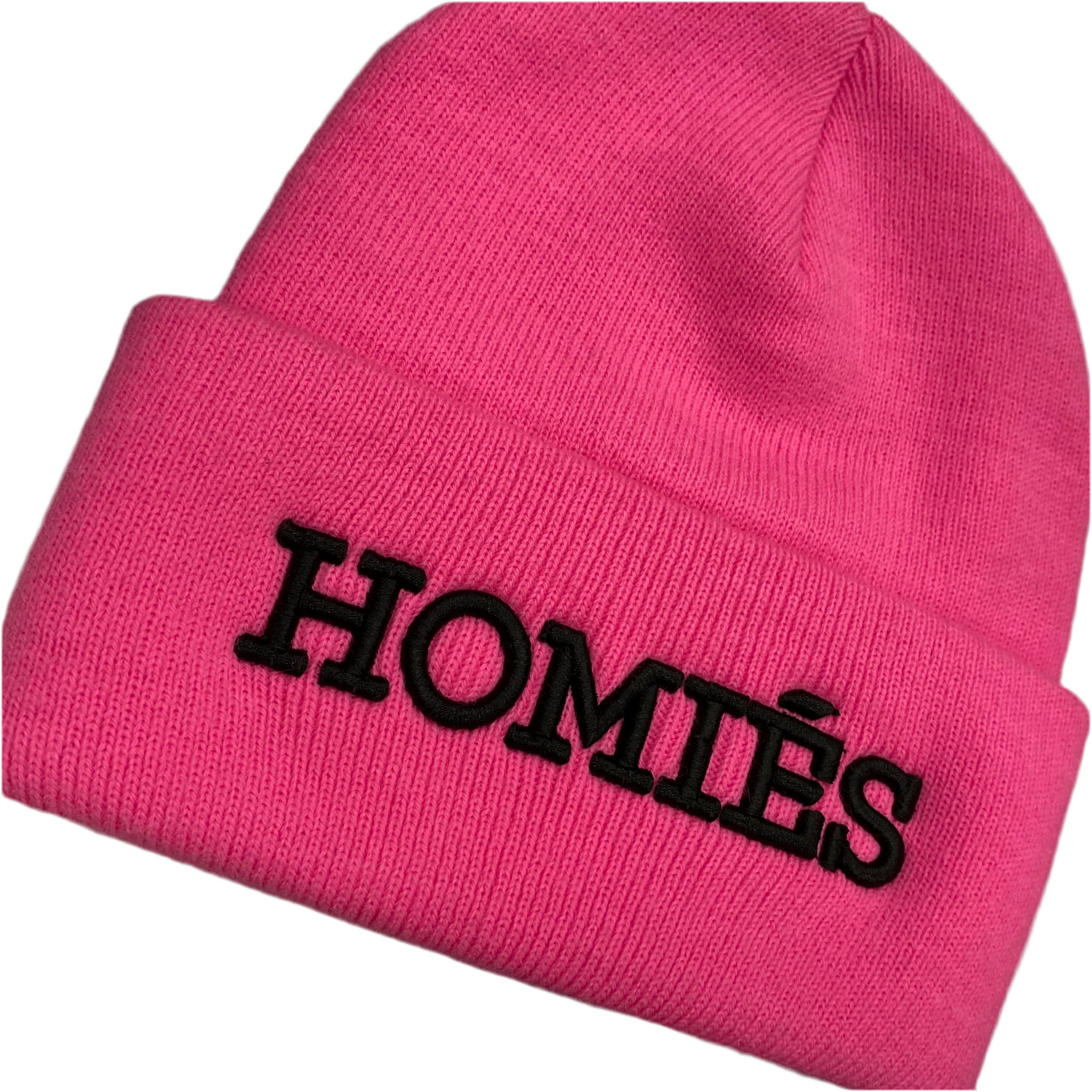 HOMIÉS PINK/BLACK BEANIE