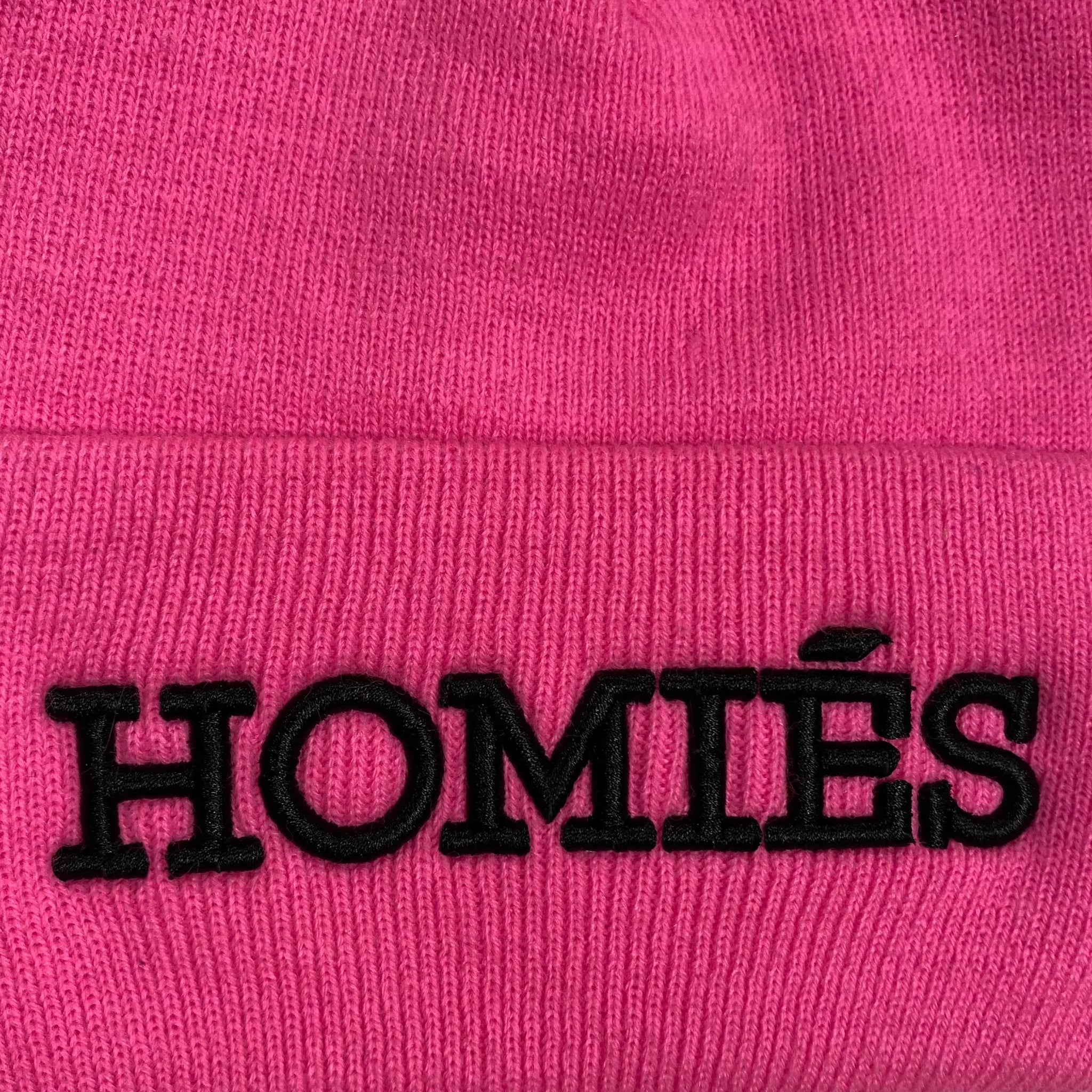 HOMIÉS PINK/BLACK BEANIE