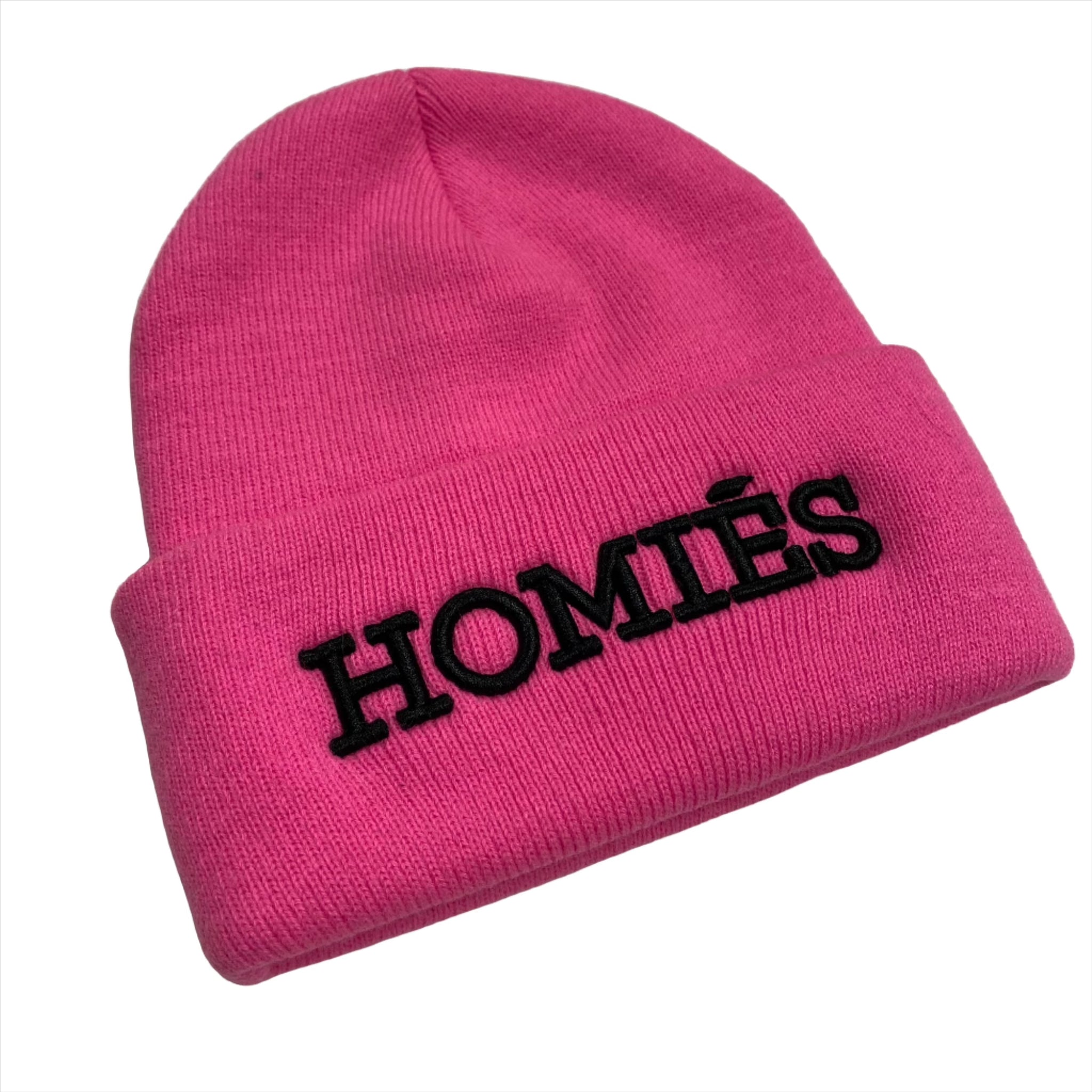 HOMIÉS PINK/BLACK BEANIE