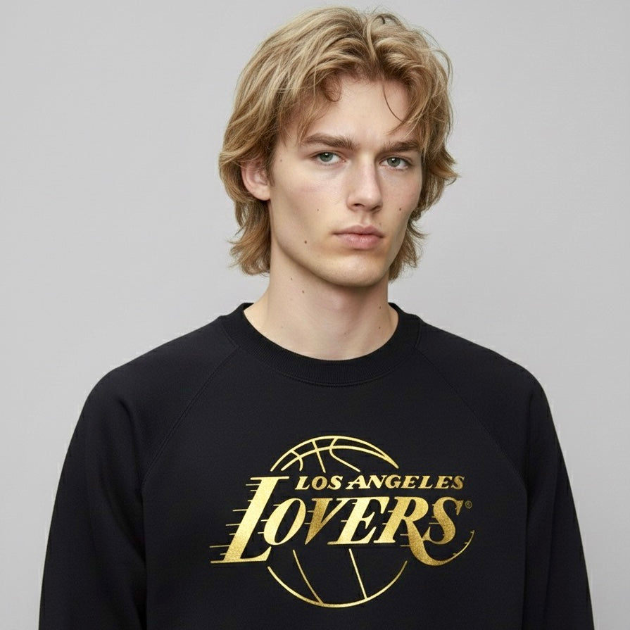 LOVERS GOLD FOIL SWEATSHIRT