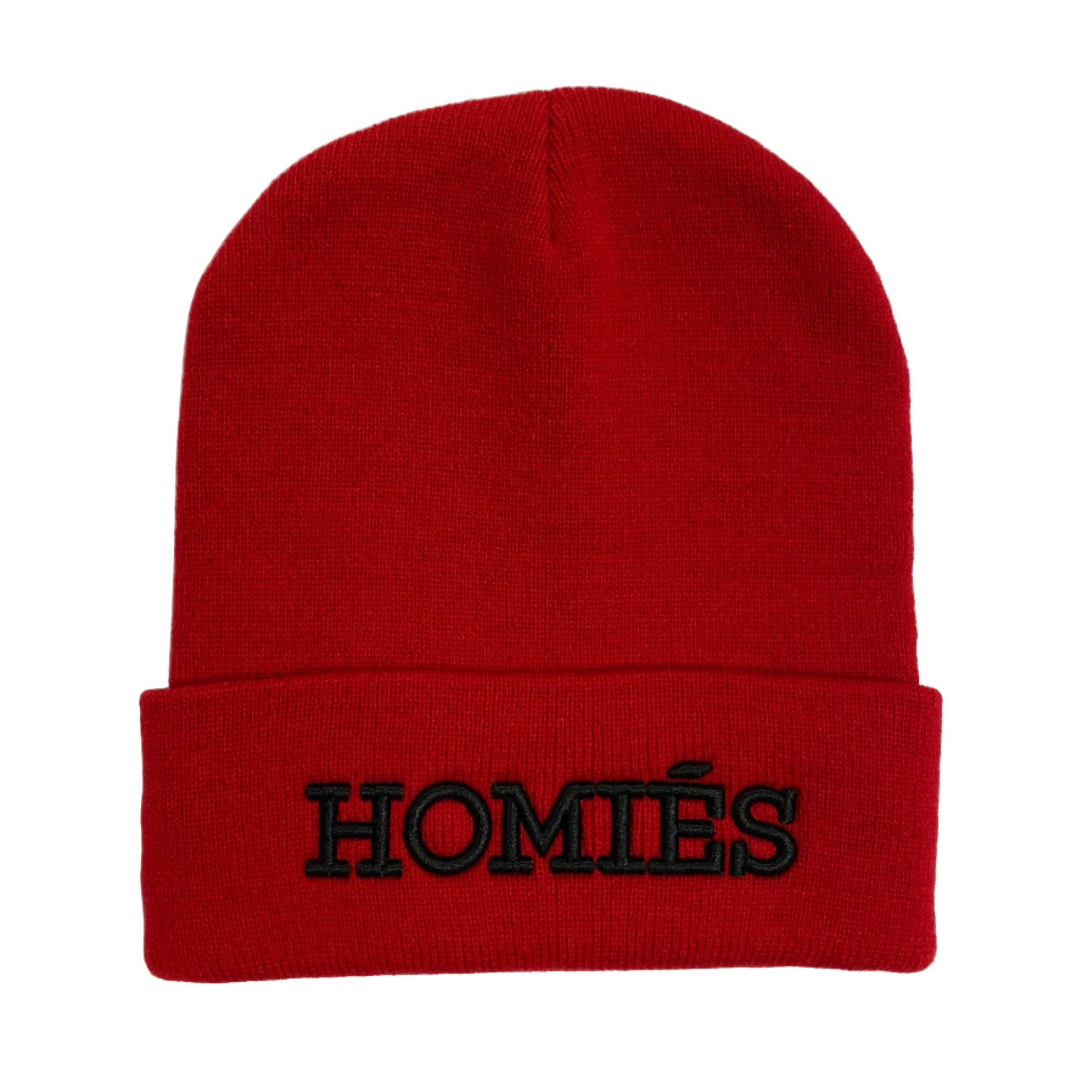 HOMIÉS RED/BLACK BEANIE