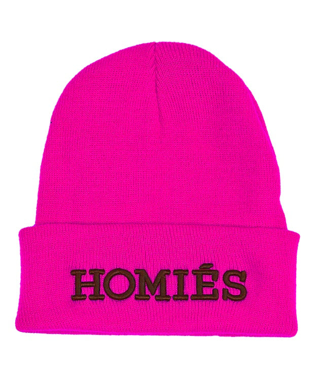 HOMIÉS FUCHSIA/BLACK BEANIE