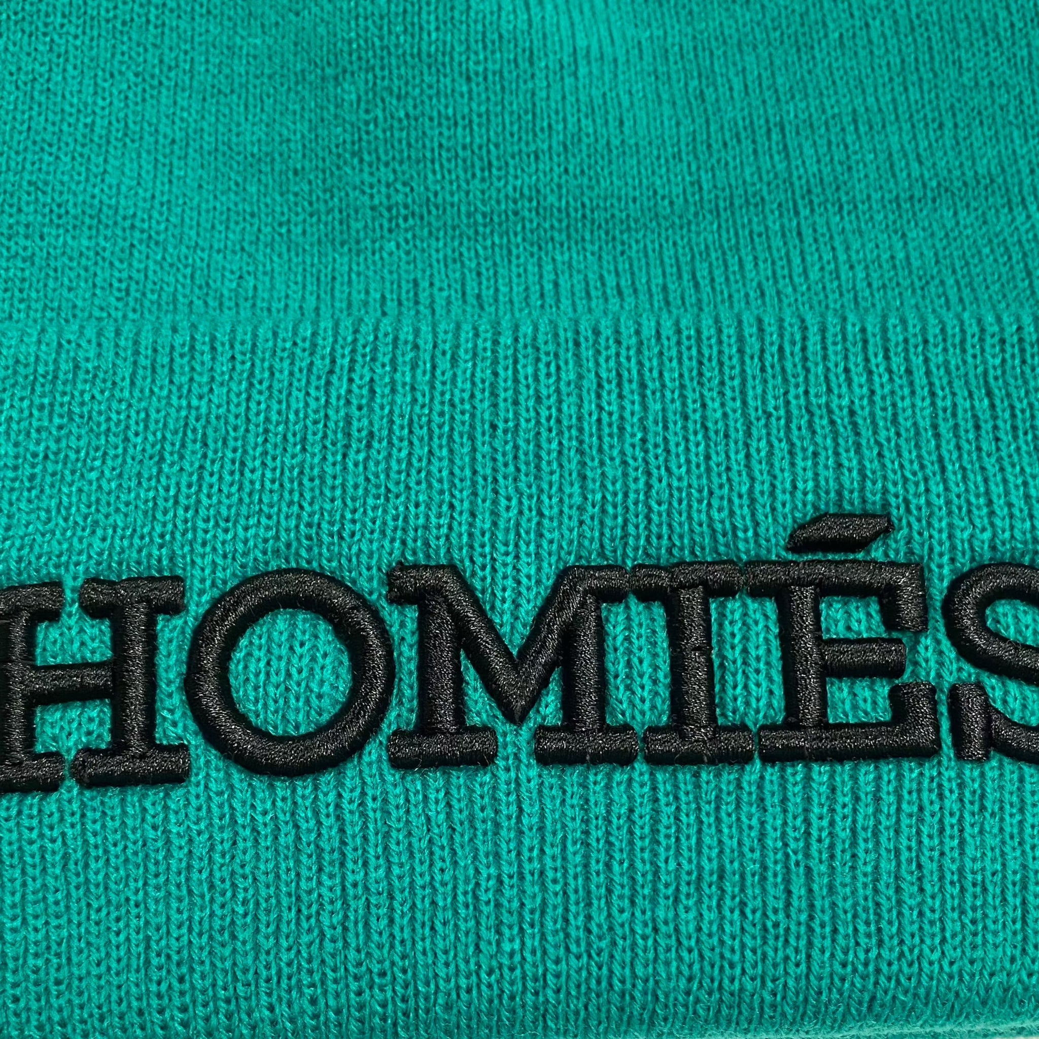HOMIÉS GREEN/BLACK BEANIE