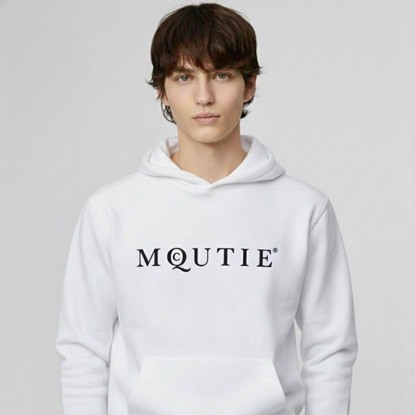 MQCUTIE WHITE HOODIE