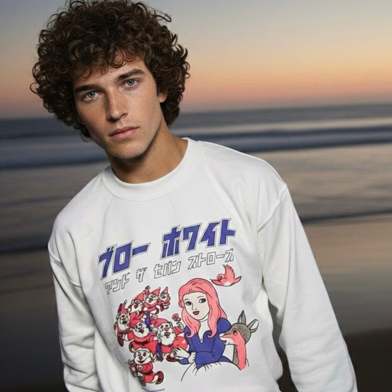 SNOW WHITE SWEATSHIRT