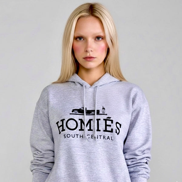 HOMIÉS HEATHER GREY HOODIE