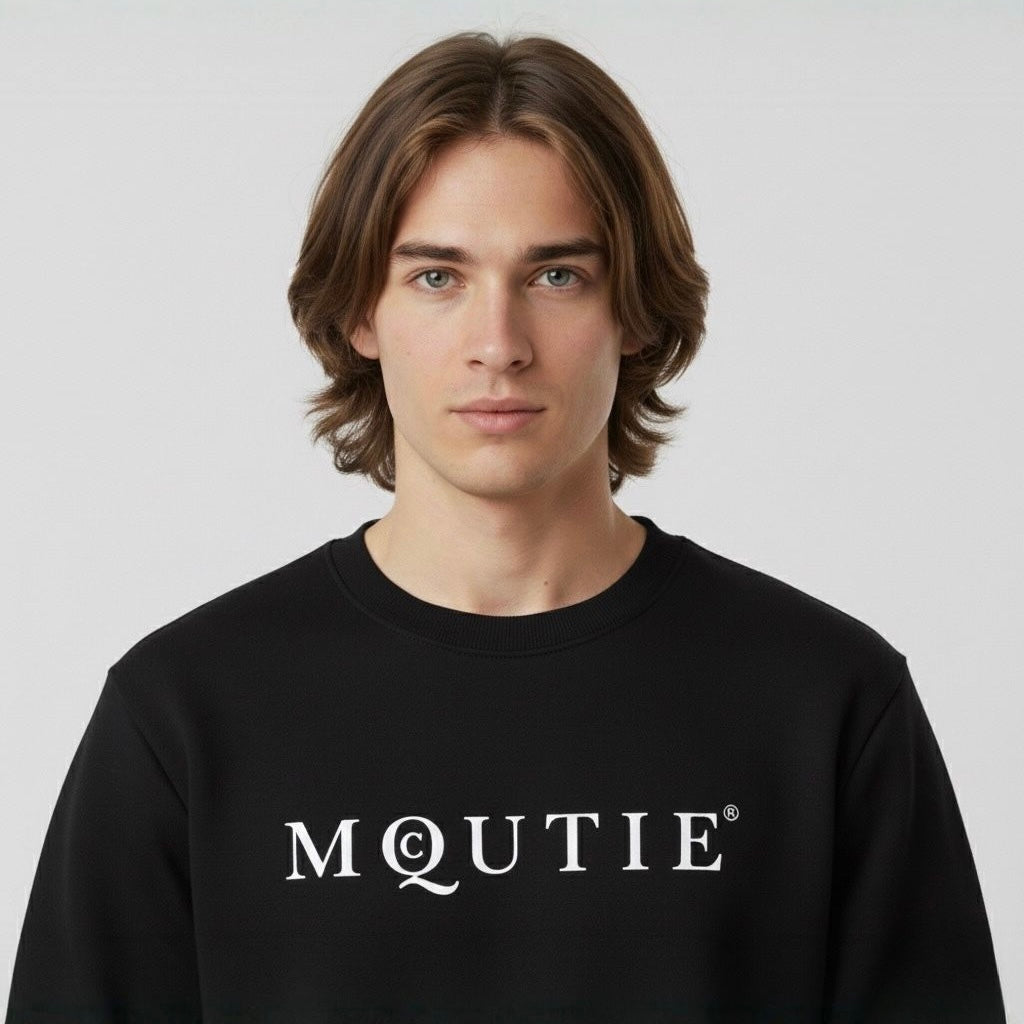 MQCUTIE BLACK SWEATSHIRT