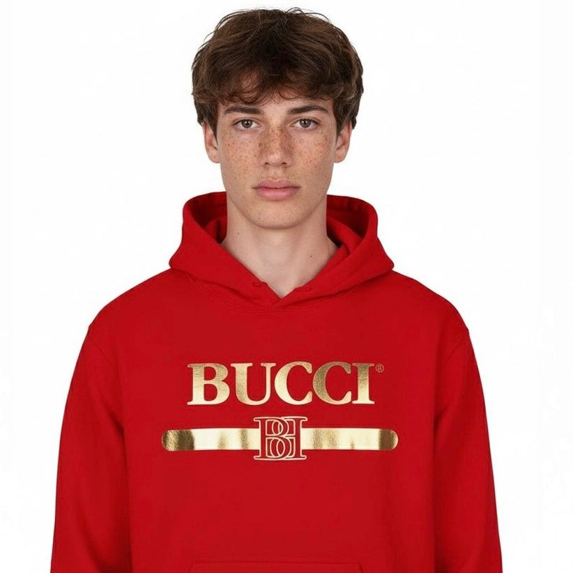 BUCCI GOLD FOIL HOODIE