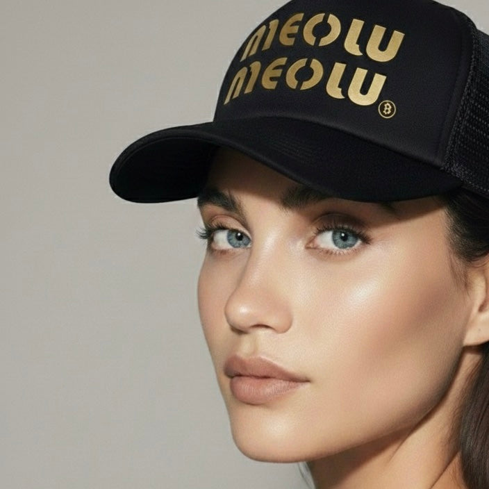 MEOW MEOW MESH TRUCKER HAT